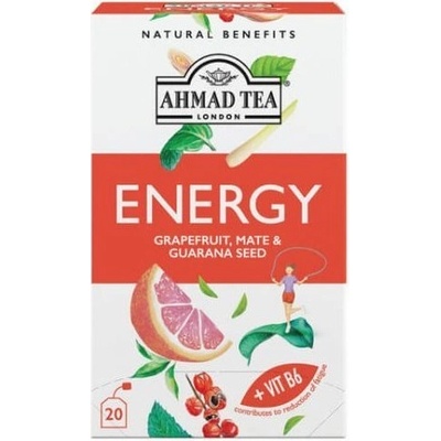 Ahmad Tea ENERGY Grapefruit Mate a guarana 20 x 1,5 g