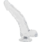 Alive Stallion Extra-Slippery Jelly Dildo Transparent