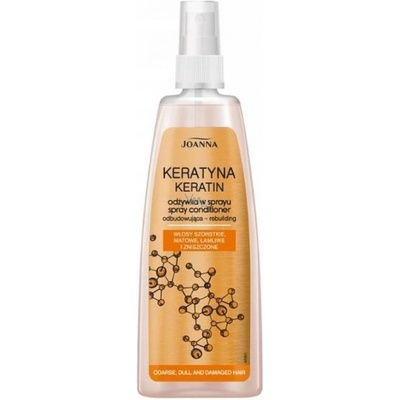 Joanna Keratínový obnovujúci kondicionér v spreji pre matné a poškodené vlasy 150 ml