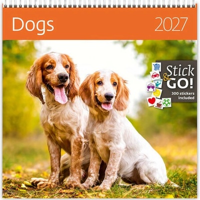 Dogs nástěnný 2027