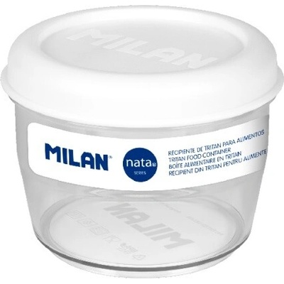 Milan Box na potraviny okrúhly Tritan 0,5 l biely