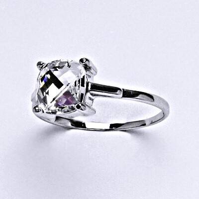 Čištín Stříbrný se Swarovski čirým krystalem T 1466