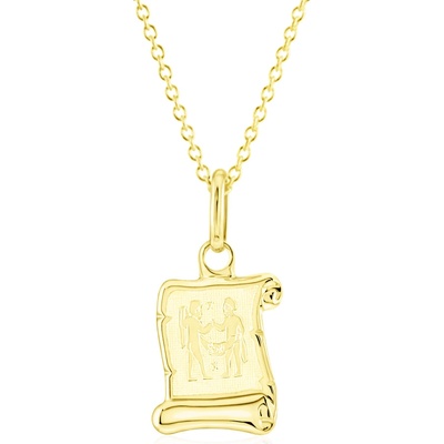 Gemmax Zlatý řetízek se znamením blíženci GUSYN-43041-36261