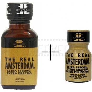 Poppers Real Amsterdam Extra Strong set 25 +10 ml