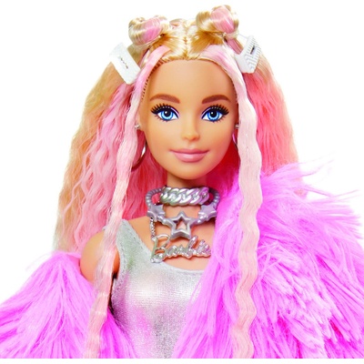 Barbie extra v růžové bundě – Zboží Dáma
