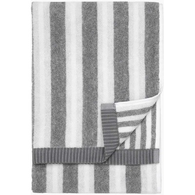 Marimekko Kaksi Raitaa Grey Bavlněný ručník 50 x 70 cm