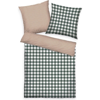 Tom Tailor flanel obliečky Tom Tailor Karo&Streifen 140x200 70x90