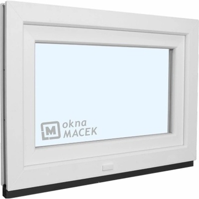 KNIPPING Plastové okno - 70 AD, 600x500 mm, S, bílá Sklo: čiré