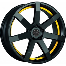 Corspeed Challenge 9,5x19 5x120 ET38 matt black trim yellow