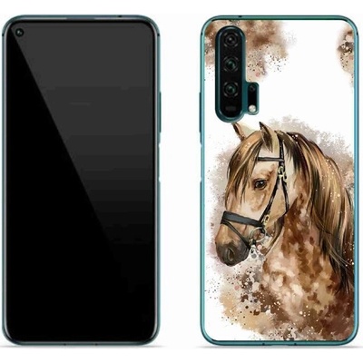 mmCase Gelové Honor 20 Pro - hnědý kreslený kůň – Zboží Živě