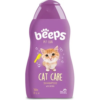 Image 1 of BEEPS КОТЕШКИ ШАМПОАН, осигурява ефект на балсам - 502 мл, Бразилия - 23814