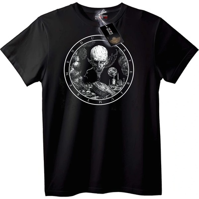 NOONEBRAND Тениска с Кръгъл Череп - XL, White
