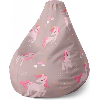 Sablio sedací vak Pear pony 140 x 100 x 25 cm