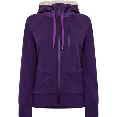 PUMA Дамски суичър Puma Puma (13) Zip Through Hoodie Womens - Purple