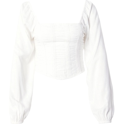 HOLLISTER Блуза 'emea' бяло, размер l