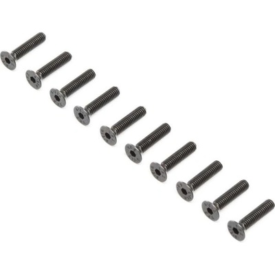 Losi Плосък винт Flat Head M4x18mm (10)