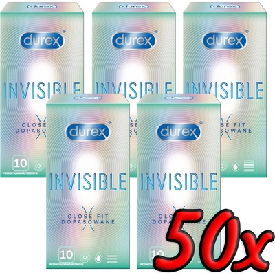 Durex Invisible Close Fit 50 ks