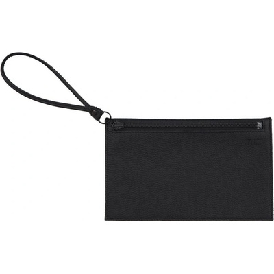 Kabelka Clutch čierny zips čierna