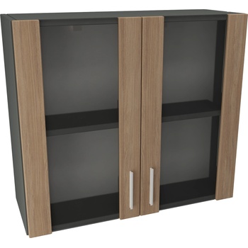 Image 1 of DST Кухненски модул MK-6 dst, 700/800/300, антрацит и дъб амбер