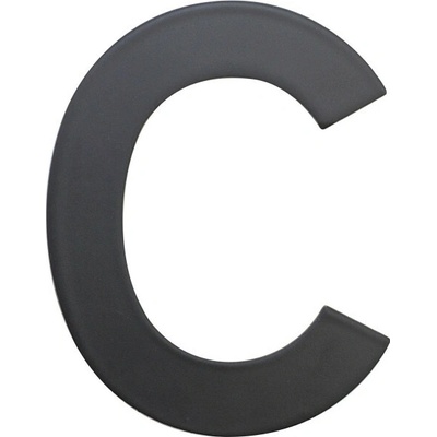 RN.75L písmeno "C" 75 mm čierné matné Čierna