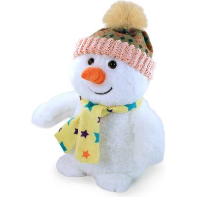 Rappa Плюшена играчка Снежен човек с шапчица, 26 см