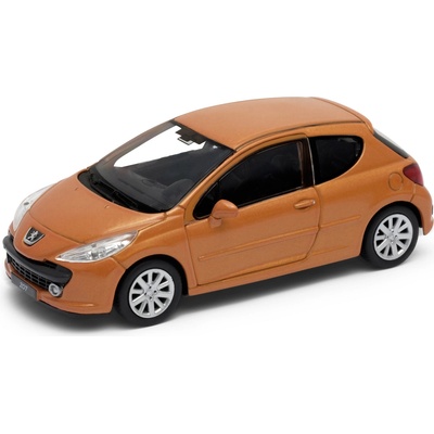 Welly Peugeot 207 Červený 1:34