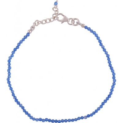 Meucci náramek ze stříbra s přírodním chalcedonem SDB013