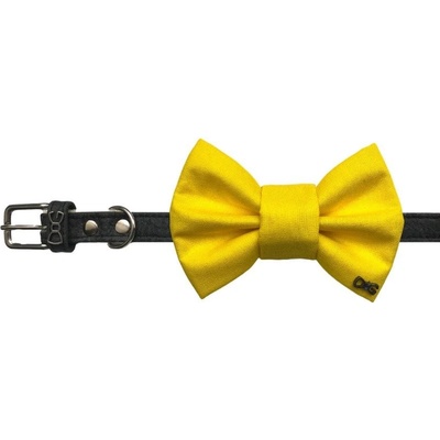 Funky Dog Motýlek pro psa žlutý M 9 cm