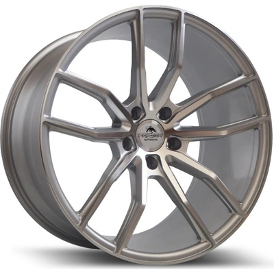 Forzza Sigma 10,5x20 5x112 ET40 silver face machined