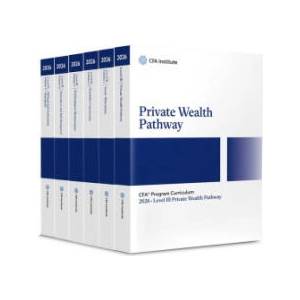 2026 Cfa Curriculum Level III Private Wealth Pathway 3 Box Set | CFA Institute (ISBN: 9781394360673)
