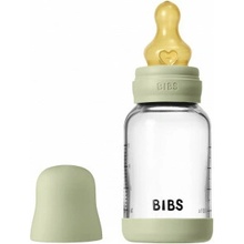 Bibs antikoliková sklenená fľaša s kaučuk cumlíkom Sage 120ml