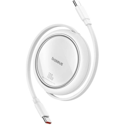 Baseus P10364500213-01 Free2Pull mini USB-C/USB-C, 1,5m, bílý
