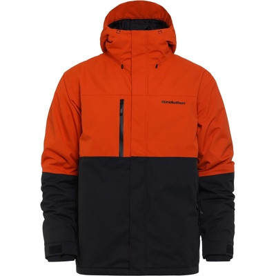 Horsefeathers Мъжко ски яке Horsefeathers Track Jacket Ski jacket - Red Clay / Black - размер XL (004-5434-0314)
