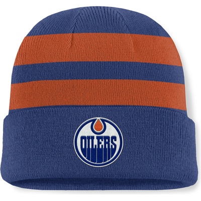 Fanatics Pánska zimná čiapka Edmonton Oilers NHL Swipe Cuffed Beanie
