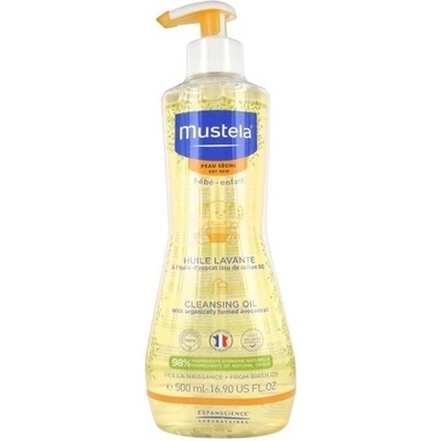 Mustela Bébé Cleansing Bath Oil Jemný koupelový olej 500 ml