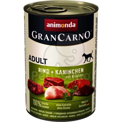 Animonda GranCarno Adult - Rabbit & Herbals 800 g