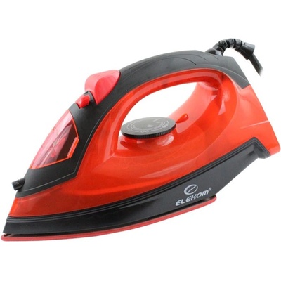 Elekom Ютия за гладене с пара ЕК-158 С, Керамична плоча, Регулируем термостат, 2000w (ЕК-158 С)