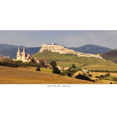 (A6) Pohľadnica panoráma Spišský hrad