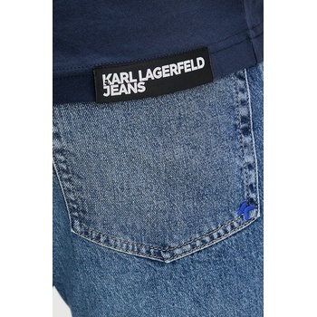 Karl Lagerfeld Jeans Памучна тениска Karl Lagerfeld Jeans (A1M17003)
