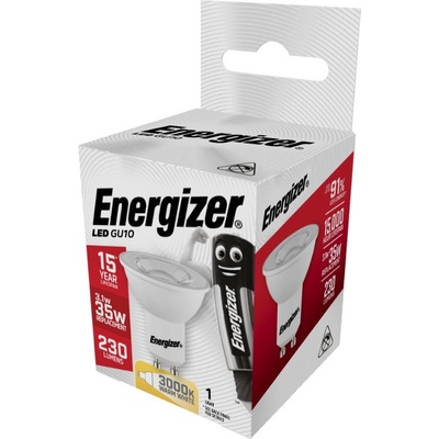Energizer LED žárovka GU10 2,4W Eq 35W S8821, Teplá bílá