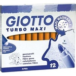 GIOTTO Turbo Maxi Комплект маркери 5 mm Orange 12 бр (<![CDATA[F456005]]>)