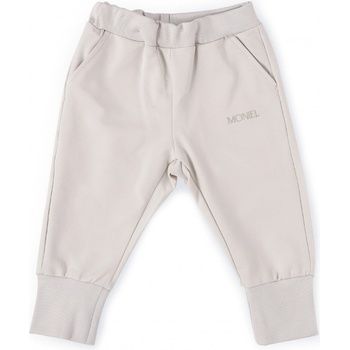 Moniel dětské rostoucí tepláky Basic Light Beige