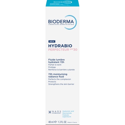 BIODERMA Hydrabio Изглаждащ и озаряващ флуид Perfecteur, SPF30, 40 ml
