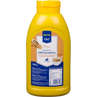 Metro Chef Hořčice kremžská 1,3 kg – Zboží Dáma Metro Chef Hořčice kremžská 1,3 kg – Zboží Dáma