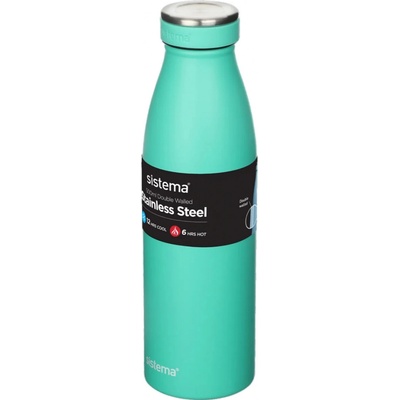Sistema Stainless Steel termoska 500 ml světle zelená