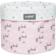 Luma odkládací košík, nursery basket L013 Racoon Pink