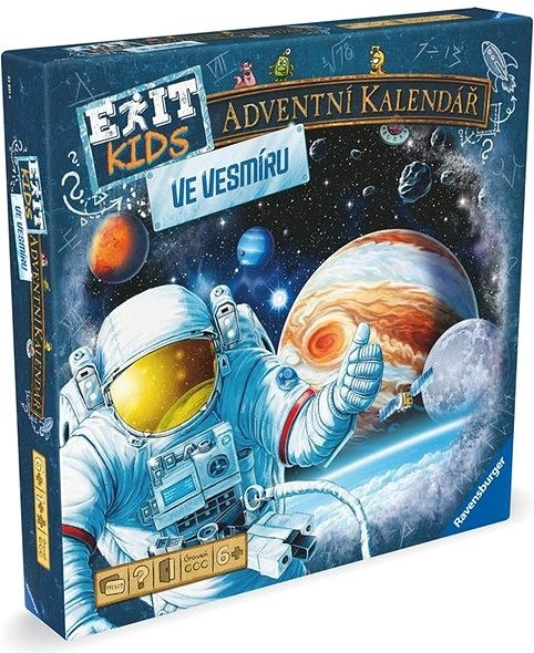 Ravensburger Exit Kids Adventní kalendář Ve vesmíru