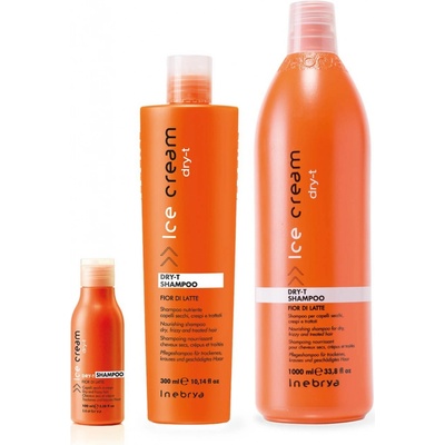 Inebrya Dry-T Shampoo pro suché a poškozené vlasy 300 ml