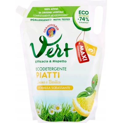 Chante Clair Tekutý prostriedok na umývanie riadu citrón a bazalka 1500 ml