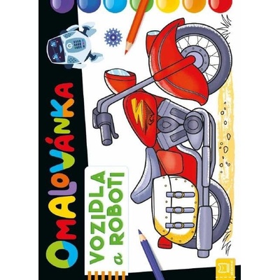 Omalovánka Vozidla a roboti